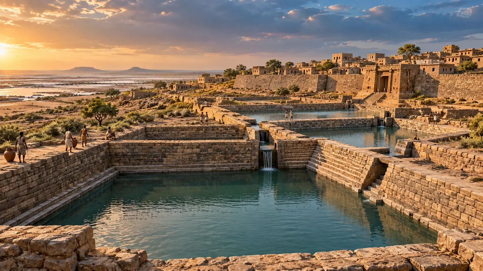 Taming the Desert: Dholavira’s Cascading Reservoirs and Water Engineering